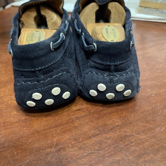 Zara Man Loafers Black Slip On Leather Shoes Driving - Picture 3 of 10